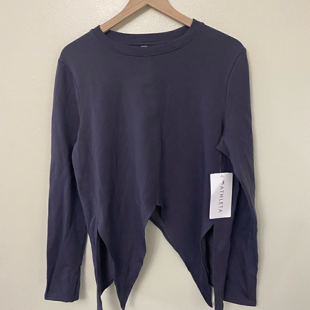 Athleta Samsara Side Tie Sweatshirt - Picture 2 of 6